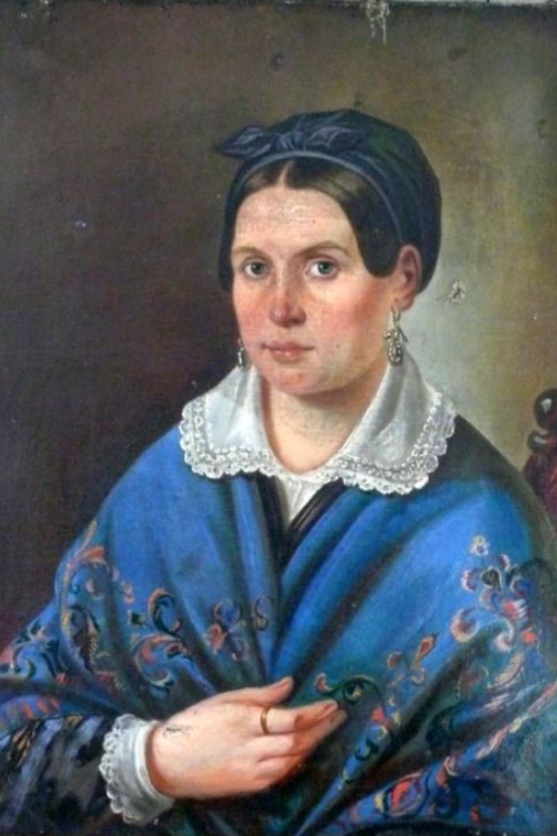 Eudoksja Moskvin matka Olgi Żukowskiej, zdjęcia z portretów wykonał Andrzej Trzebicki, prawnuk Olgi